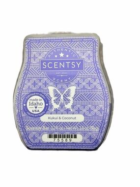 Scentsy Kukui & Coconut Scent Bar - Lavender Purple